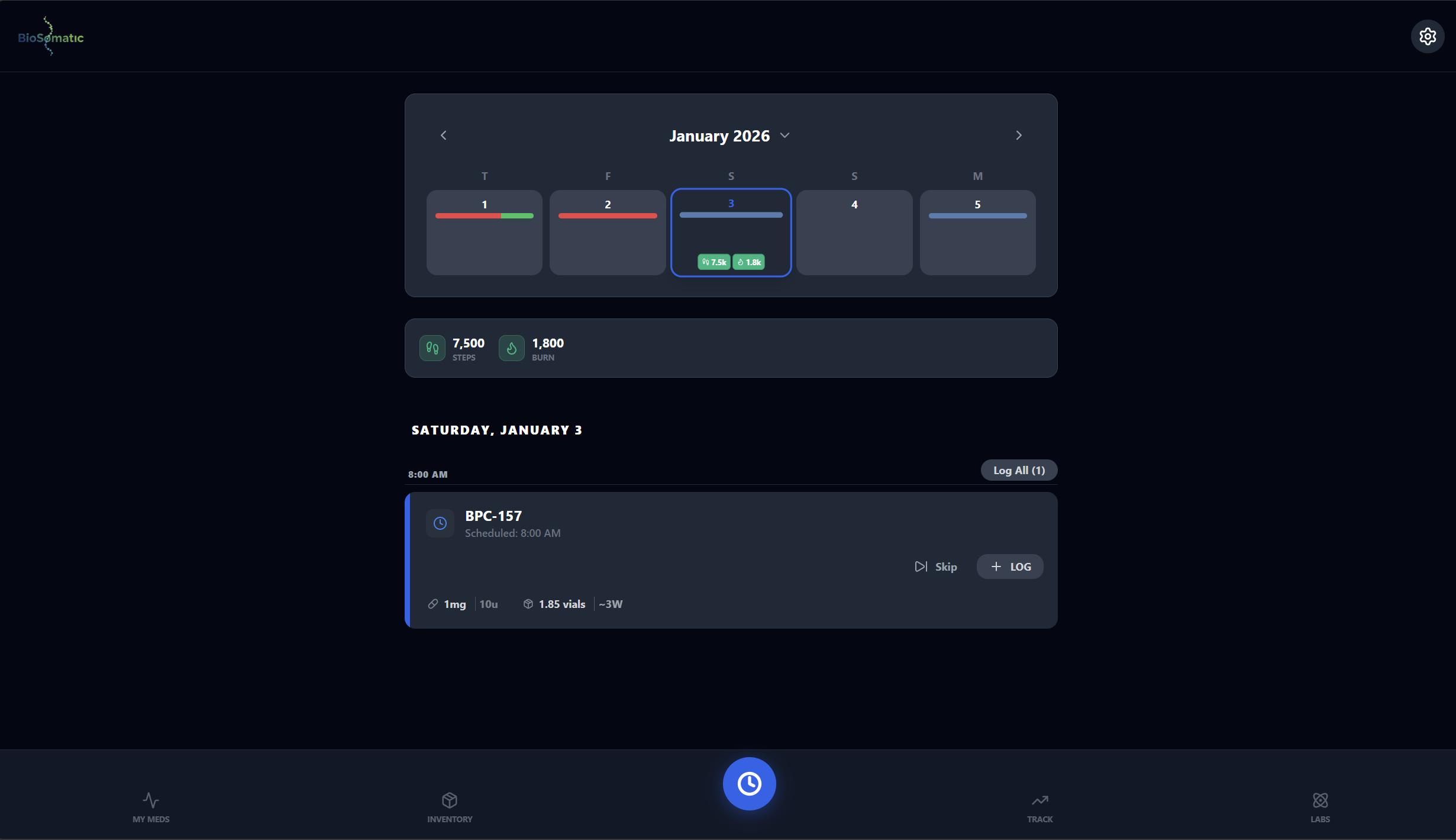 BioSomatic Dashboard